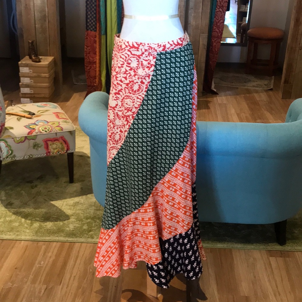 Free people hidden earth maxi skirt